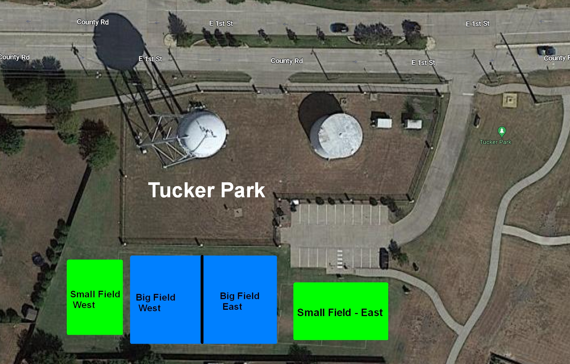Practice Field Map Prosper Area Soccer Organization
